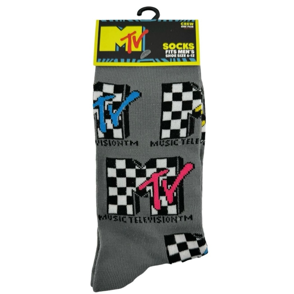 MTV LOGO CREW SOCKS